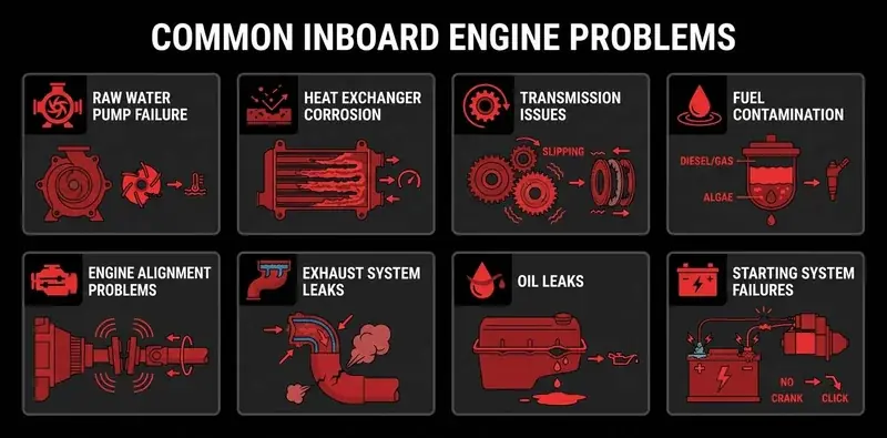 Common Inboard Engine Problems