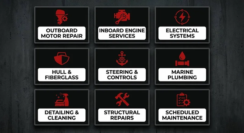 Major Boat Repair Categories